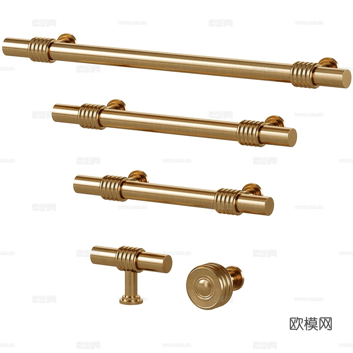 Meraki Grove 家具把手3d模型