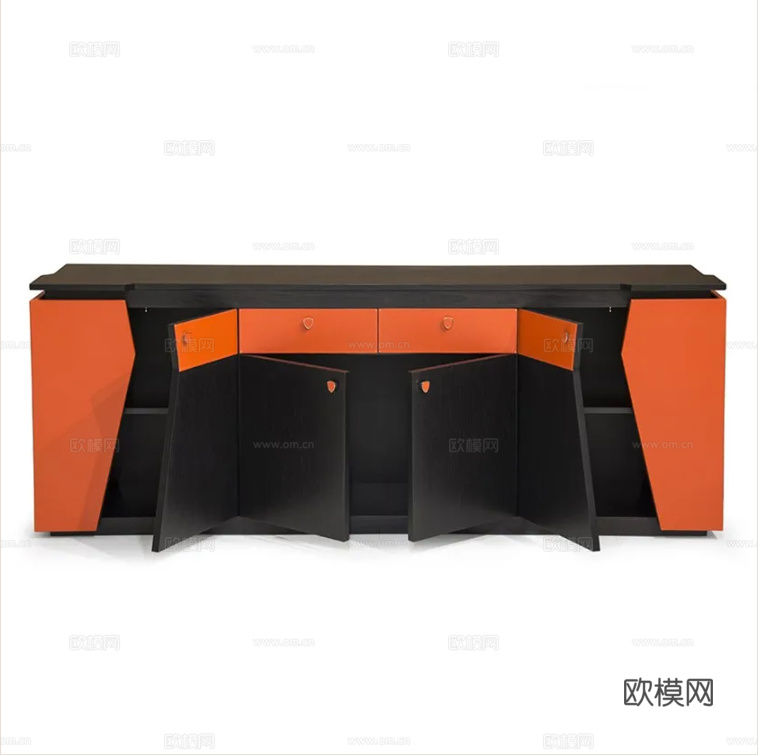 TONINO LAMBORGHINI 文件柜 边柜3d模型下载（渲染图3）