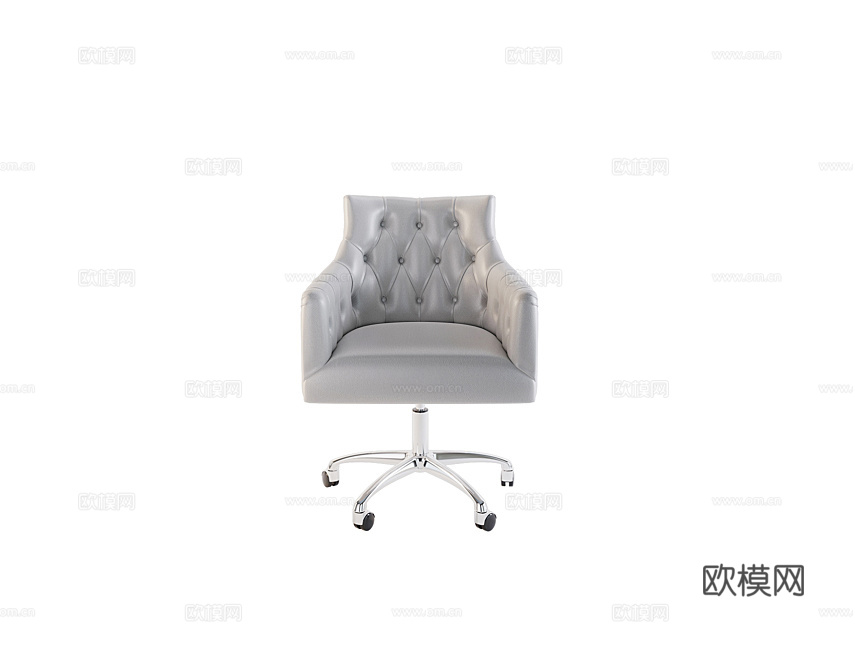 Rugiano 滚轮椅 办公椅3d模型下载（渲染图1）