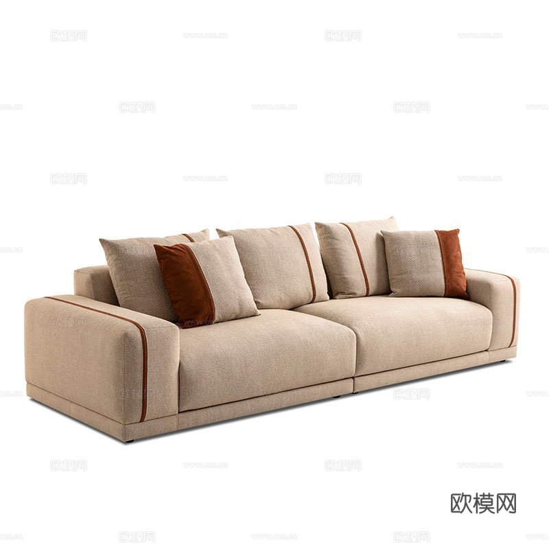 TRUSSARDI 双人沙发3d模型下载（渲染图5）