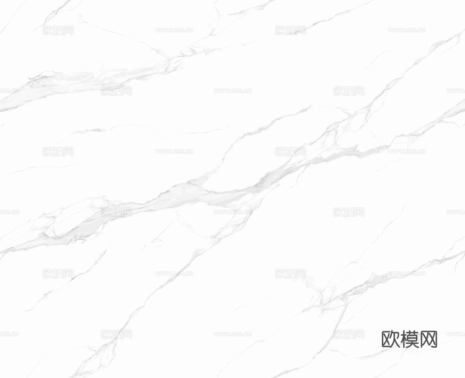 现代无缝极简鱼肚白大理石岩板