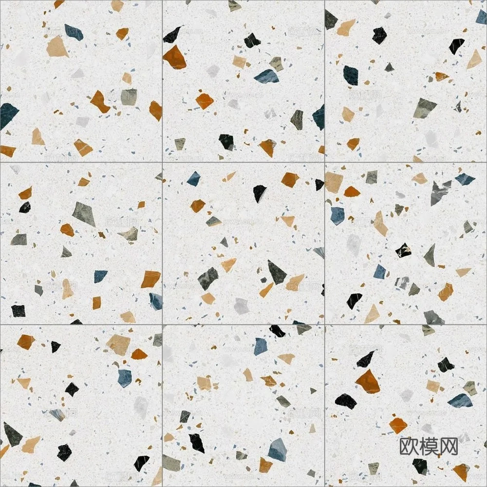 水磨石 大理石瓷砖 浅色水磨石