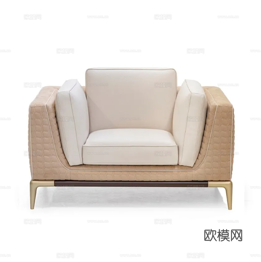 TONINO LAMBORGHINI 单人沙发3d模型下载（渲染图4）