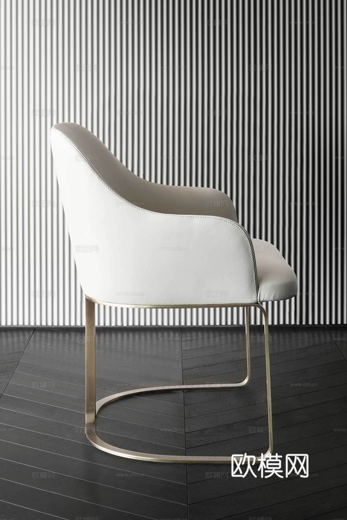 Rugiano 意式餐椅3d模型下载（渲染图2）