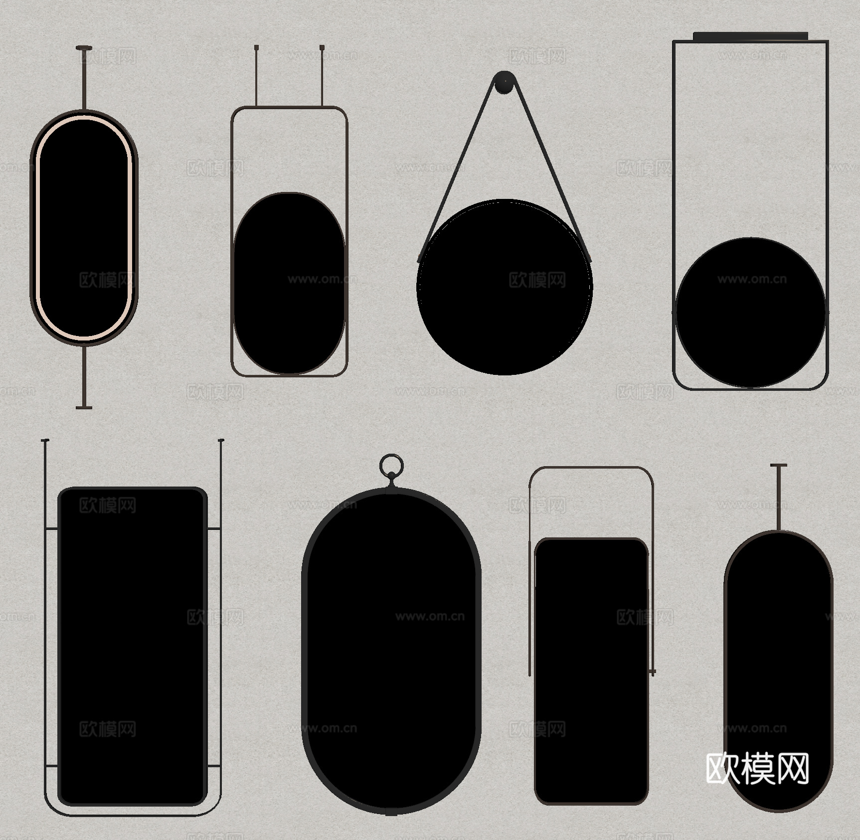 镜子su模型
