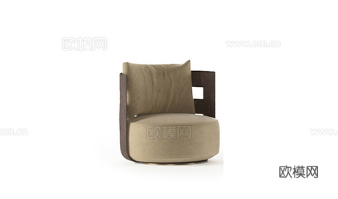 Rugiano 单人沙发3d模型下载（渲染图1）
