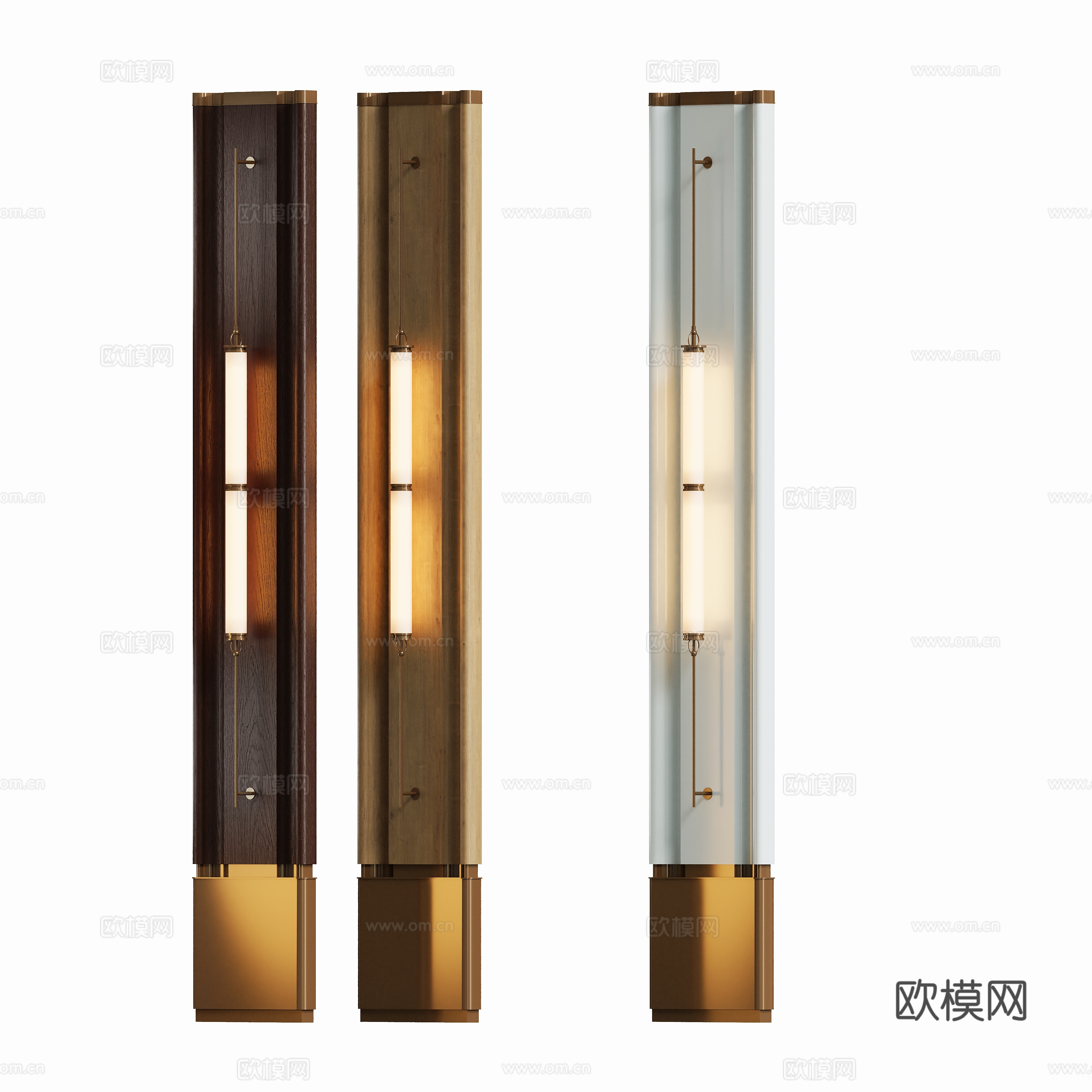 现代酒店屏风隔断su模型