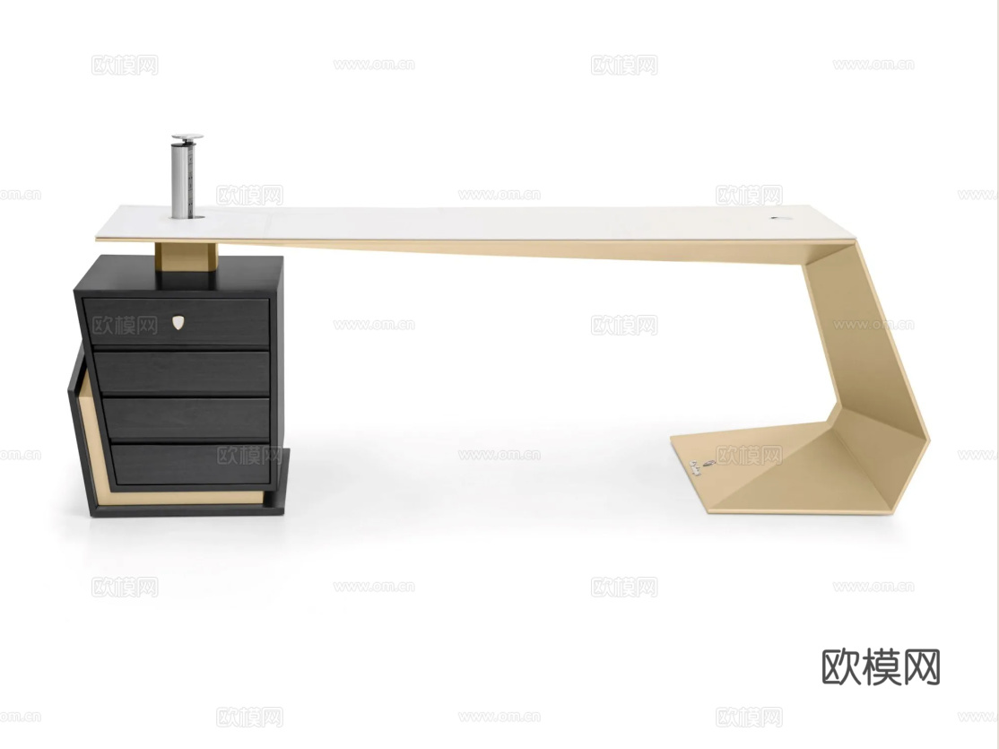 TONINO LAMBORGHINI 办公桌 书桌3d模型下载（渲染图2）