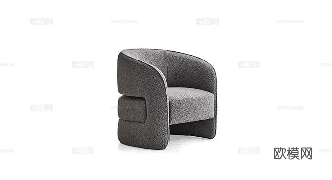 Rugiano 单人沙发3d模型下载