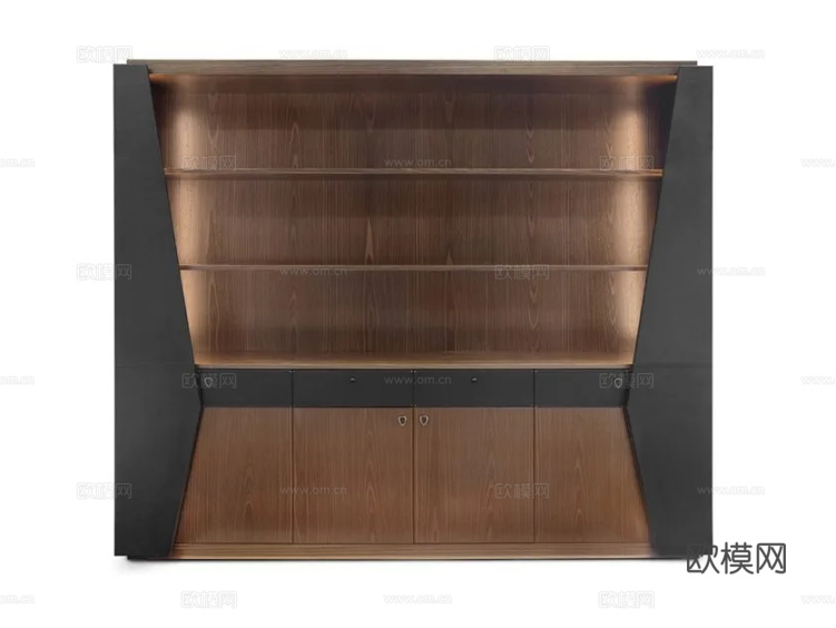 TONINO LAMBORGHINI 意式书柜3d模型下载（渲染图2）