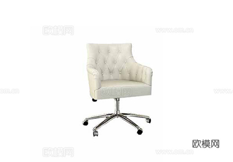 Rugiano 滚轮椅 办公椅3d模型下载（渲染图2）