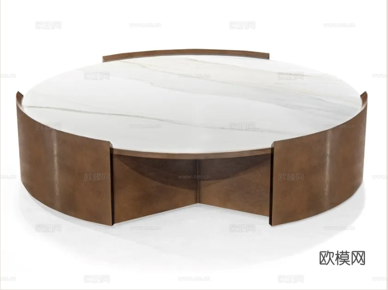 TONINO LAMBORGHINI 圆茶几3d模型下载（渲染图2）