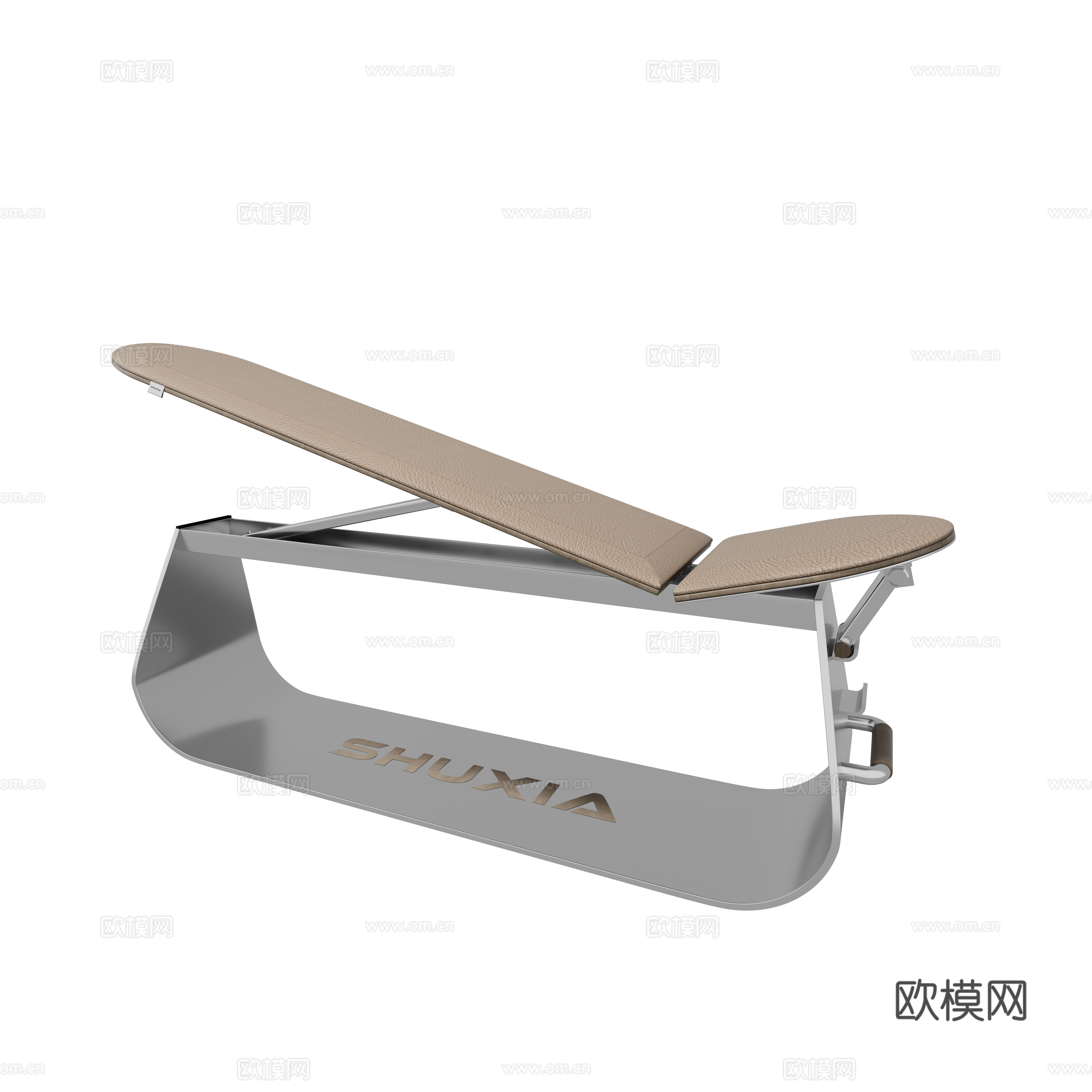 SHUXIA 折叠训练凳3d模型下载（渲染图2）