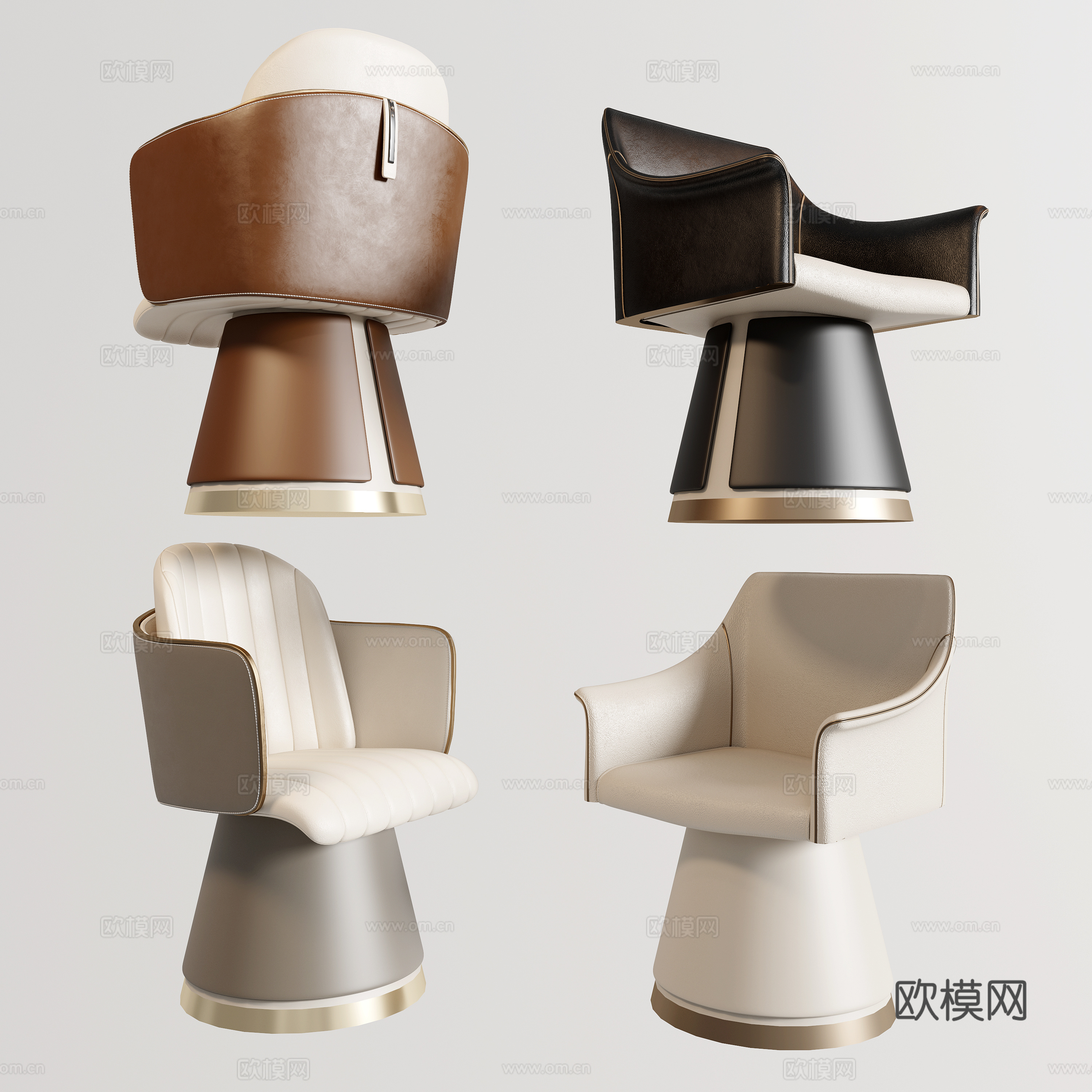 意式单椅3d模型