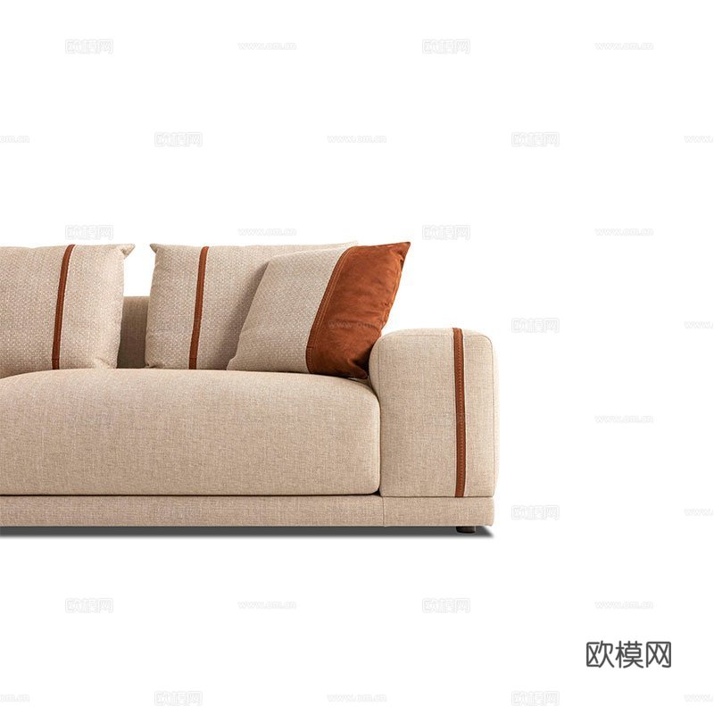 TRUSSARDI 双人沙发3d模型下载（渲染图3）