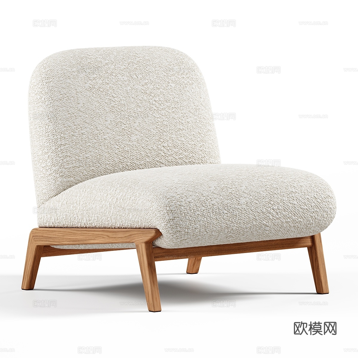 Zara Home - 羊毛更新版布卡椅3d模型