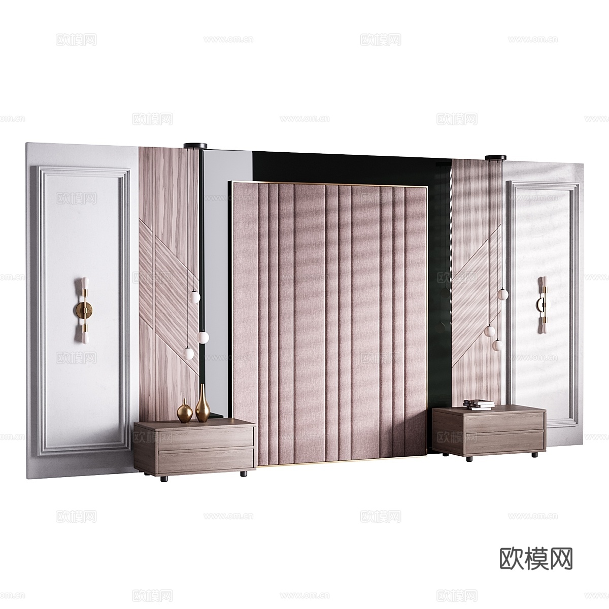 装饰墙板 453d模型