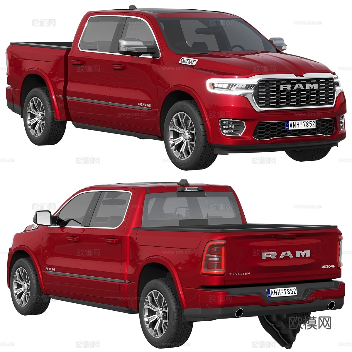 RAM 1500 钨钢 20253d模型