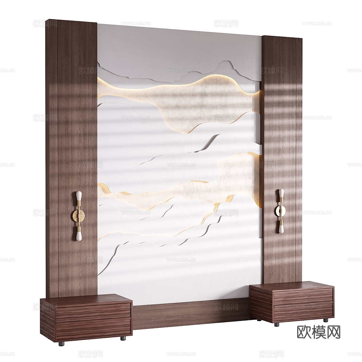 装饰墙板 683d模型