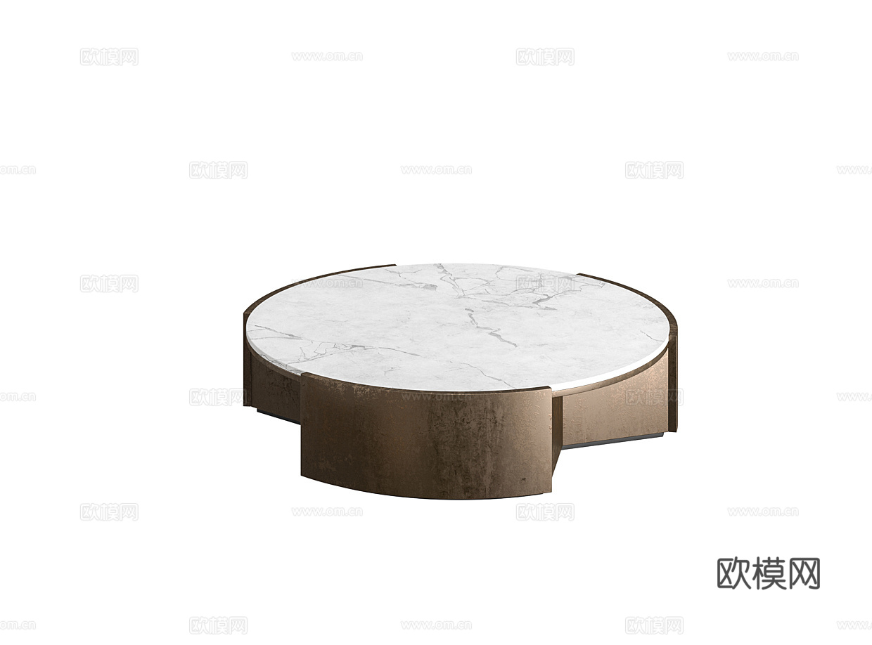 TONINO LAMBORGHINI 圆茶几3d模型下载（渲染图1）