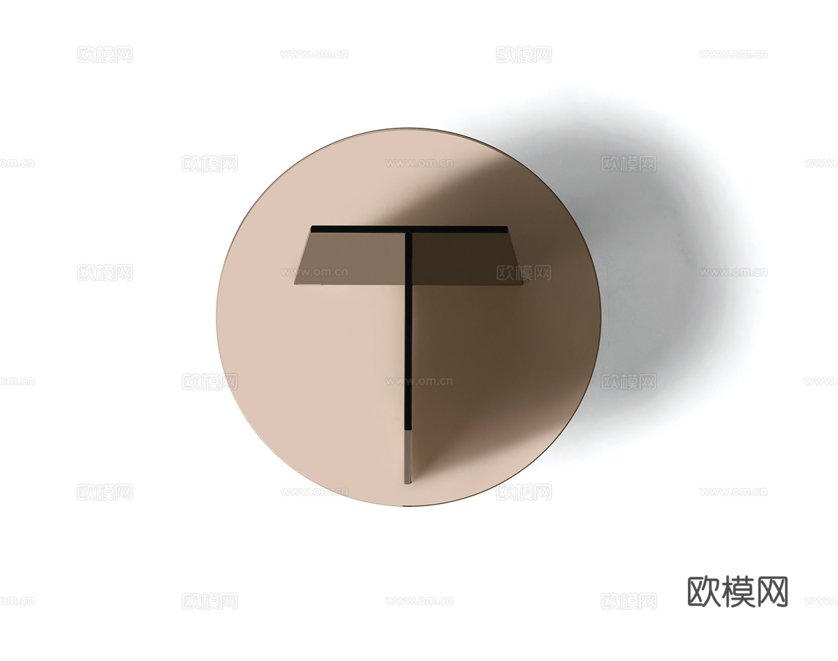 SHAKE 亚克力角几3d模型下载（渲染图3）