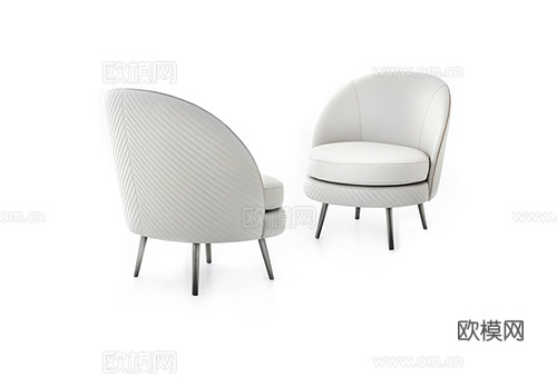 Rugiano 意式休闲椅3d模型下载（渲染图1）