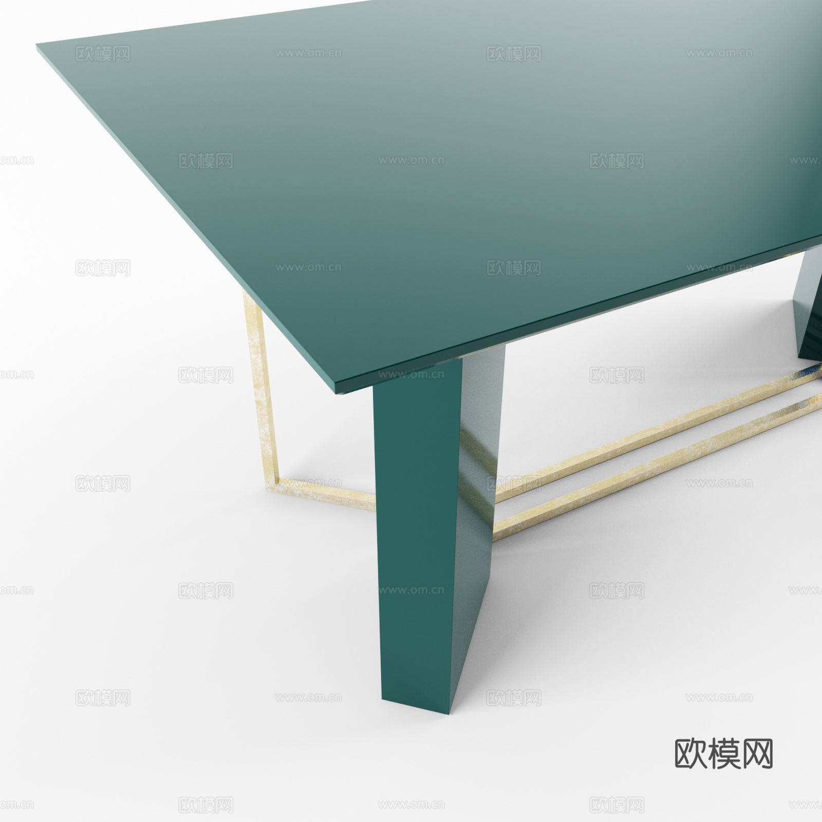 现代长桌 桌子3d模型