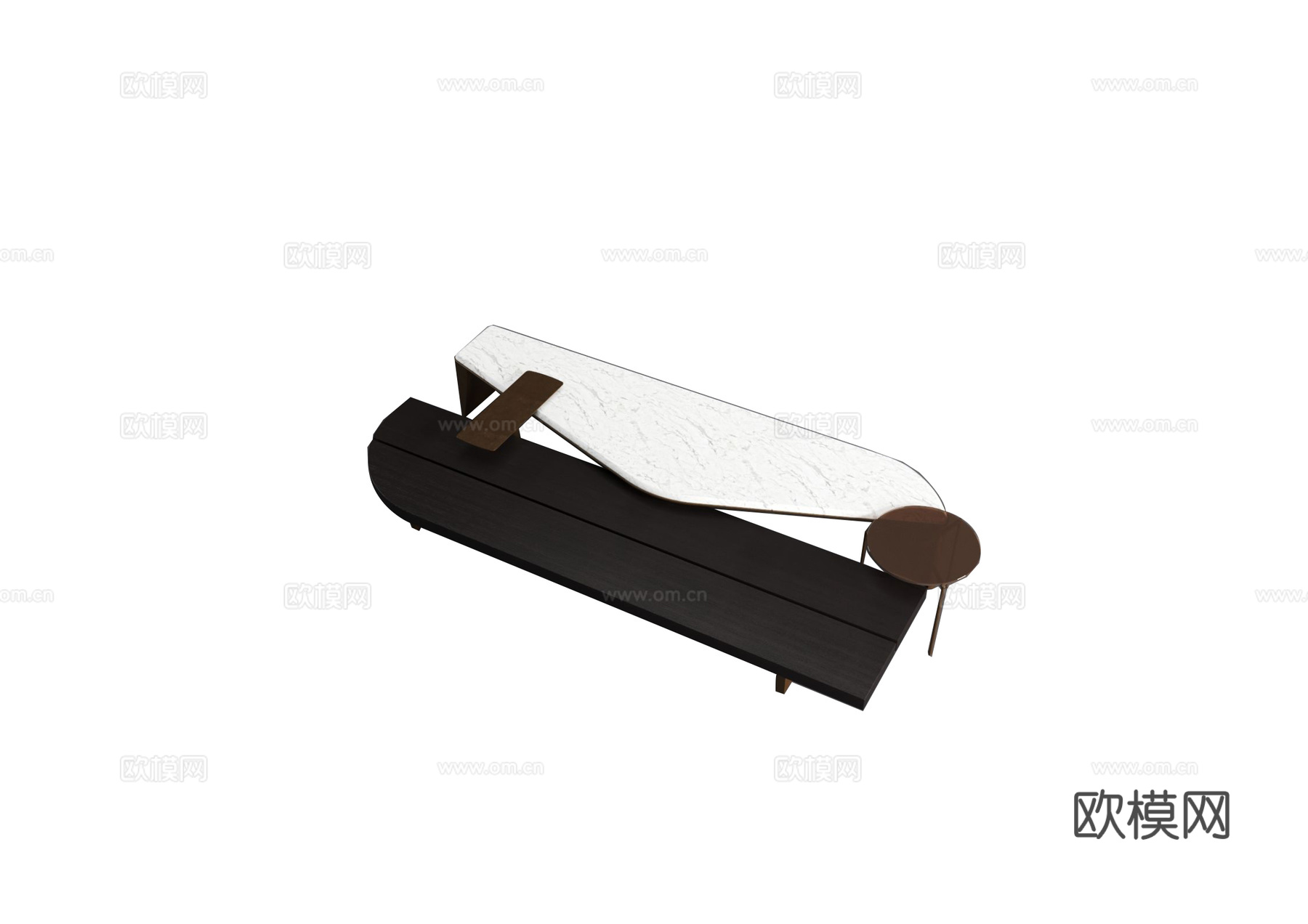 SHAKE 意式边几3d模型下载（渲染图2）