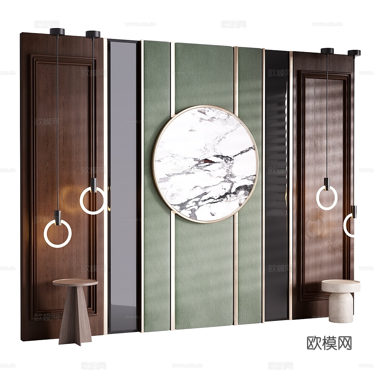 装饰墙板 473d模型