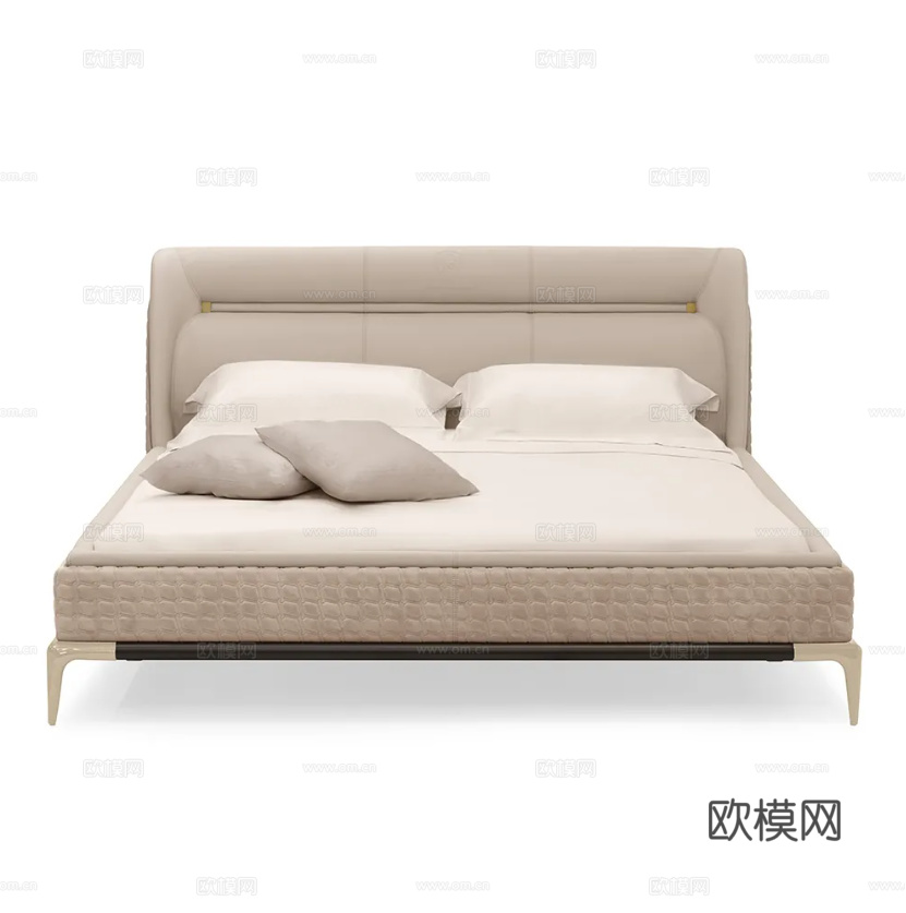 TONINO LAMBORGHINI 双人床3d模型下载（渲染图4）