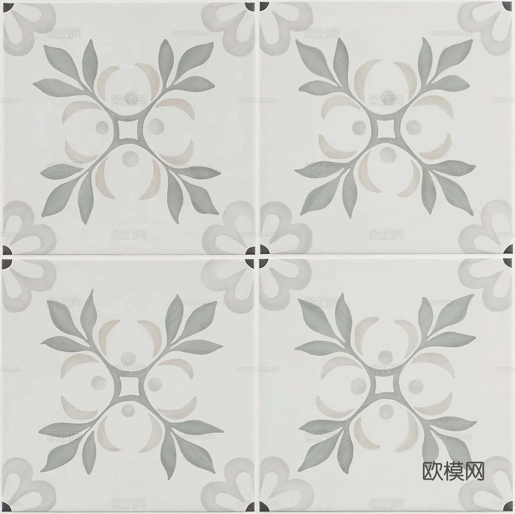 无缝花纹瓷砖