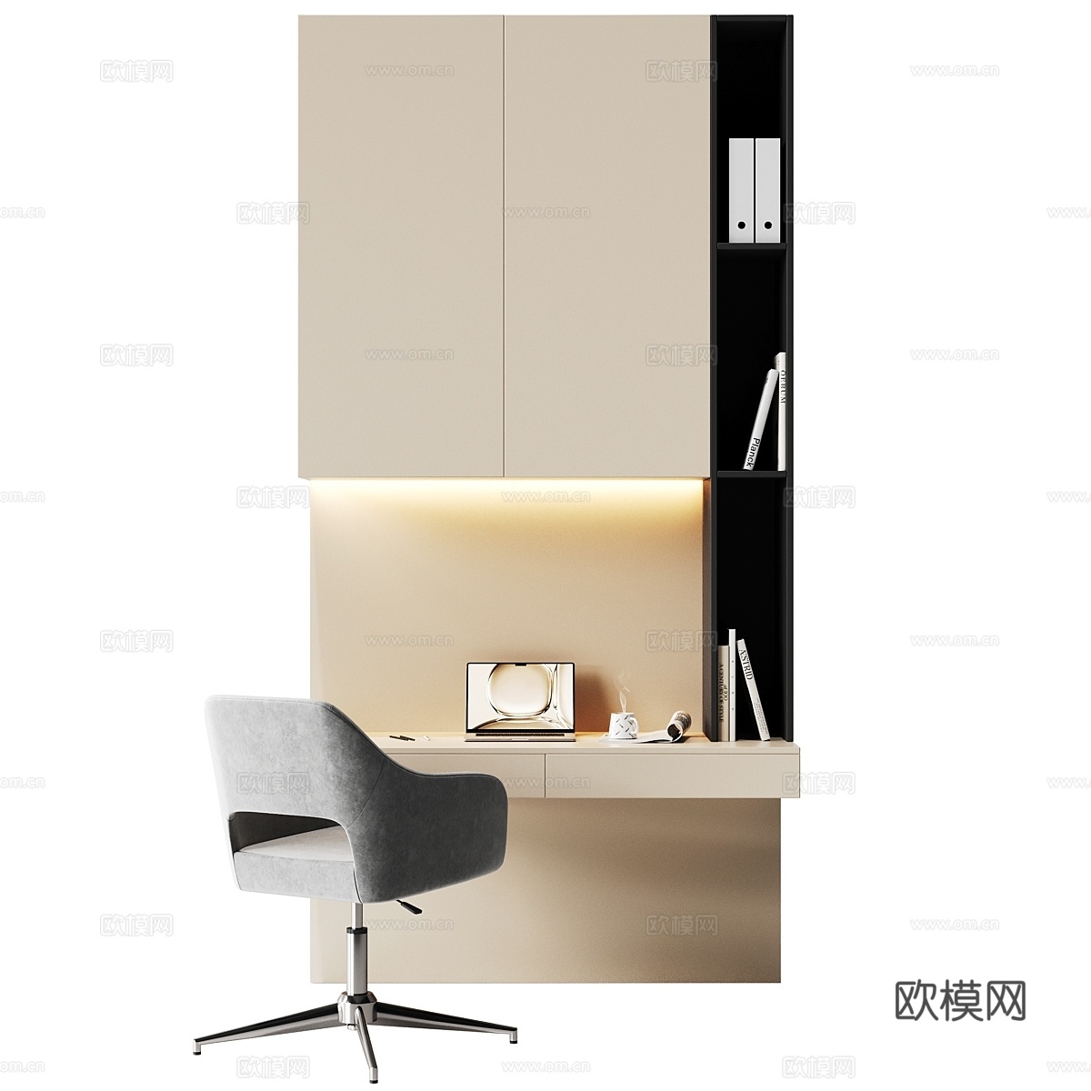 紧凑型工作区33d模型