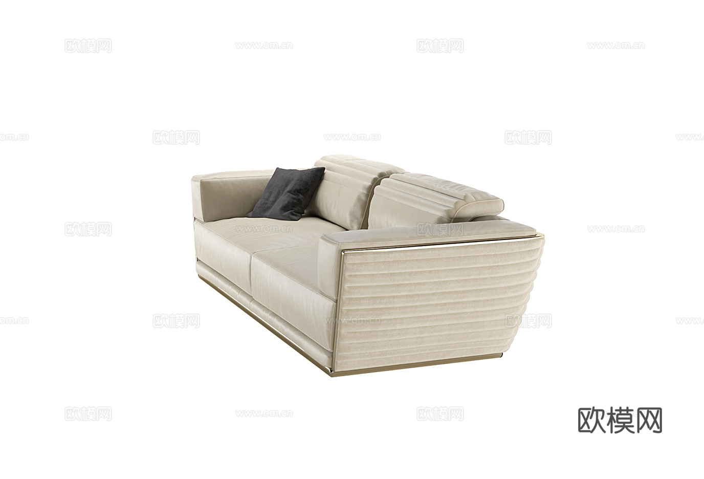Rugiano 意式双人沙发3d模型下载（渲染图2）