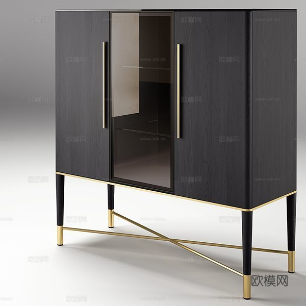 Gallotti&Radice 餐边柜3d模型下载（渲染图2）