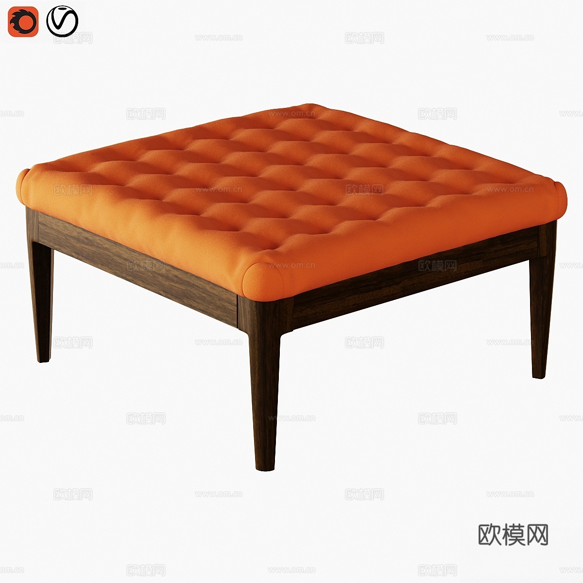 Pouf Porada Webby3d模型