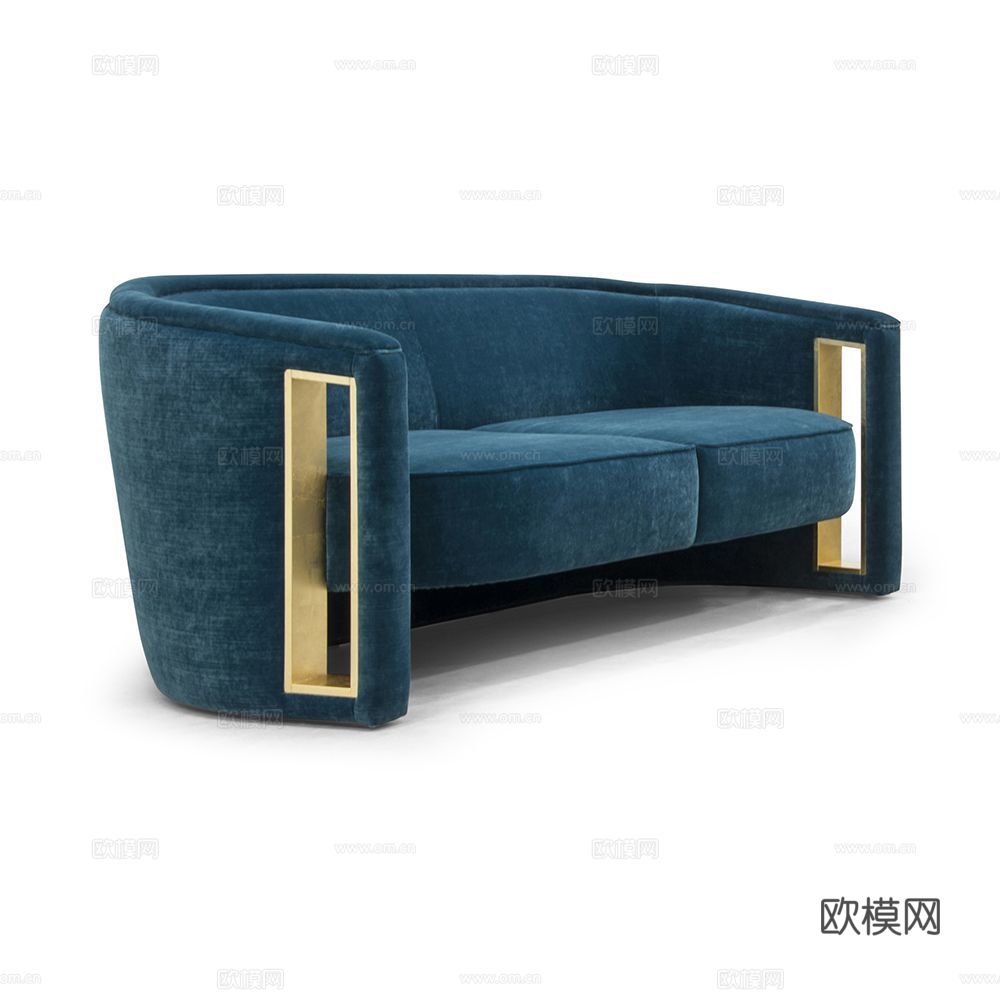 FORMITALIA 双人沙发3d模型下载（渲染图1）