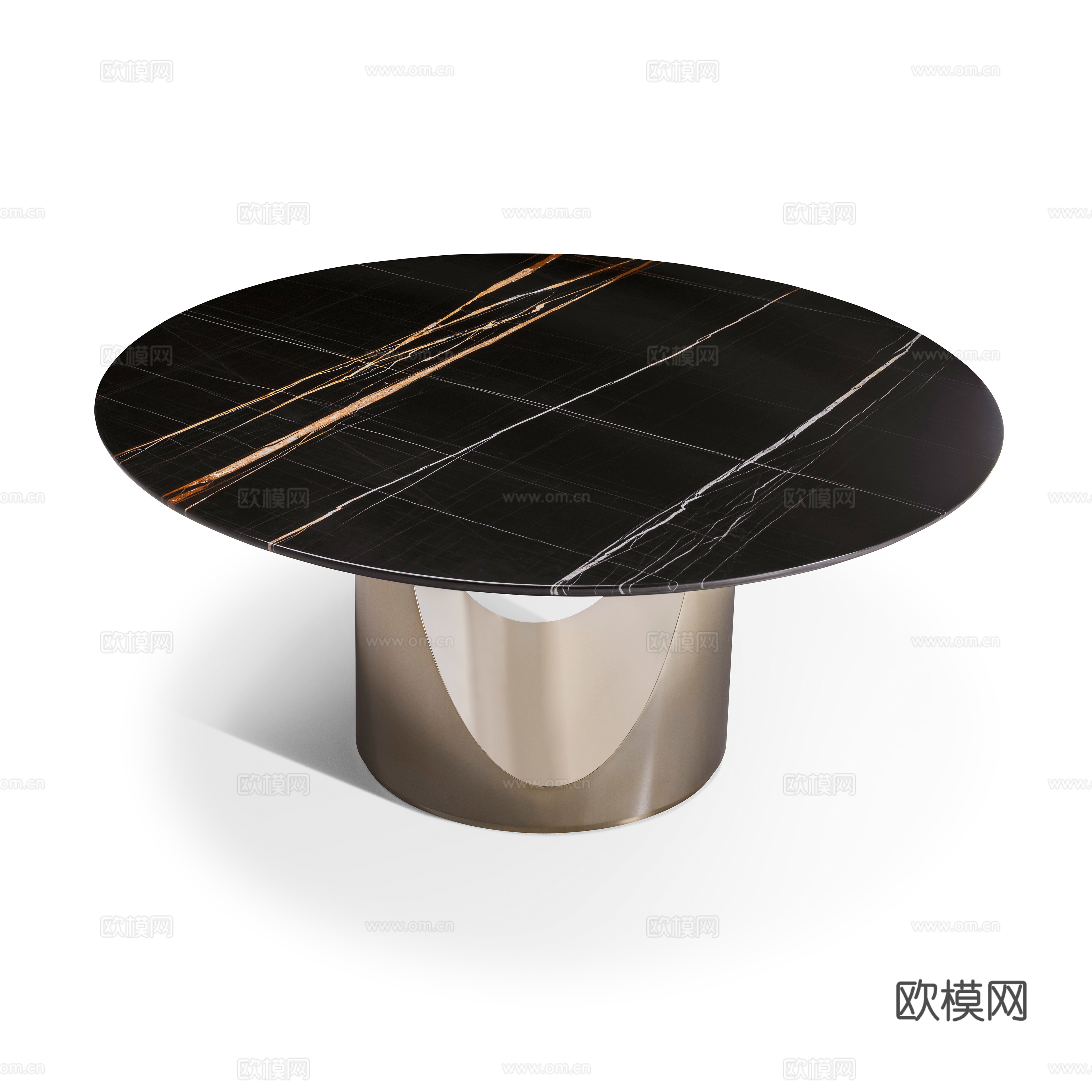 Visionnaire 意式椭圆餐桌3d模型下载（渲染图6）