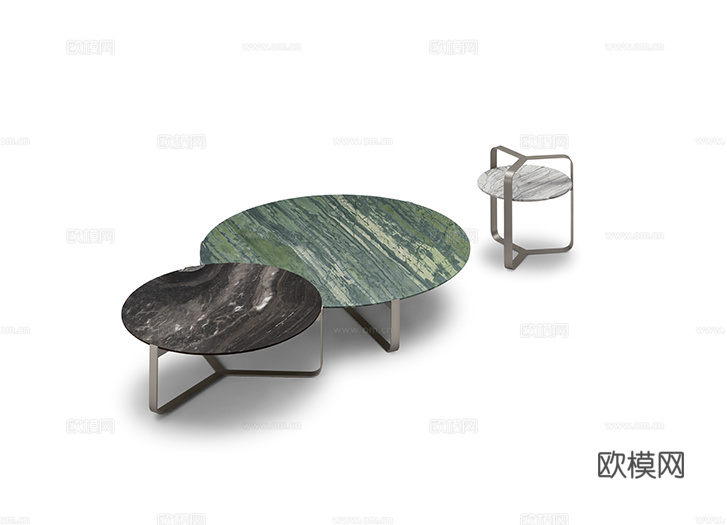 Flou 茶几3d模型下载