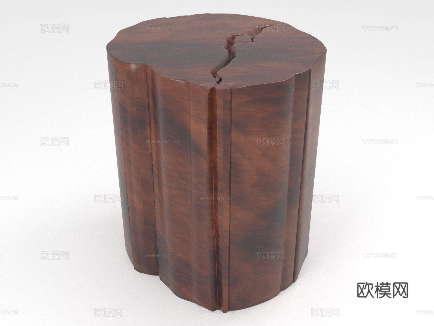 凳子 坐凳 木凳 树墩凳3d模型