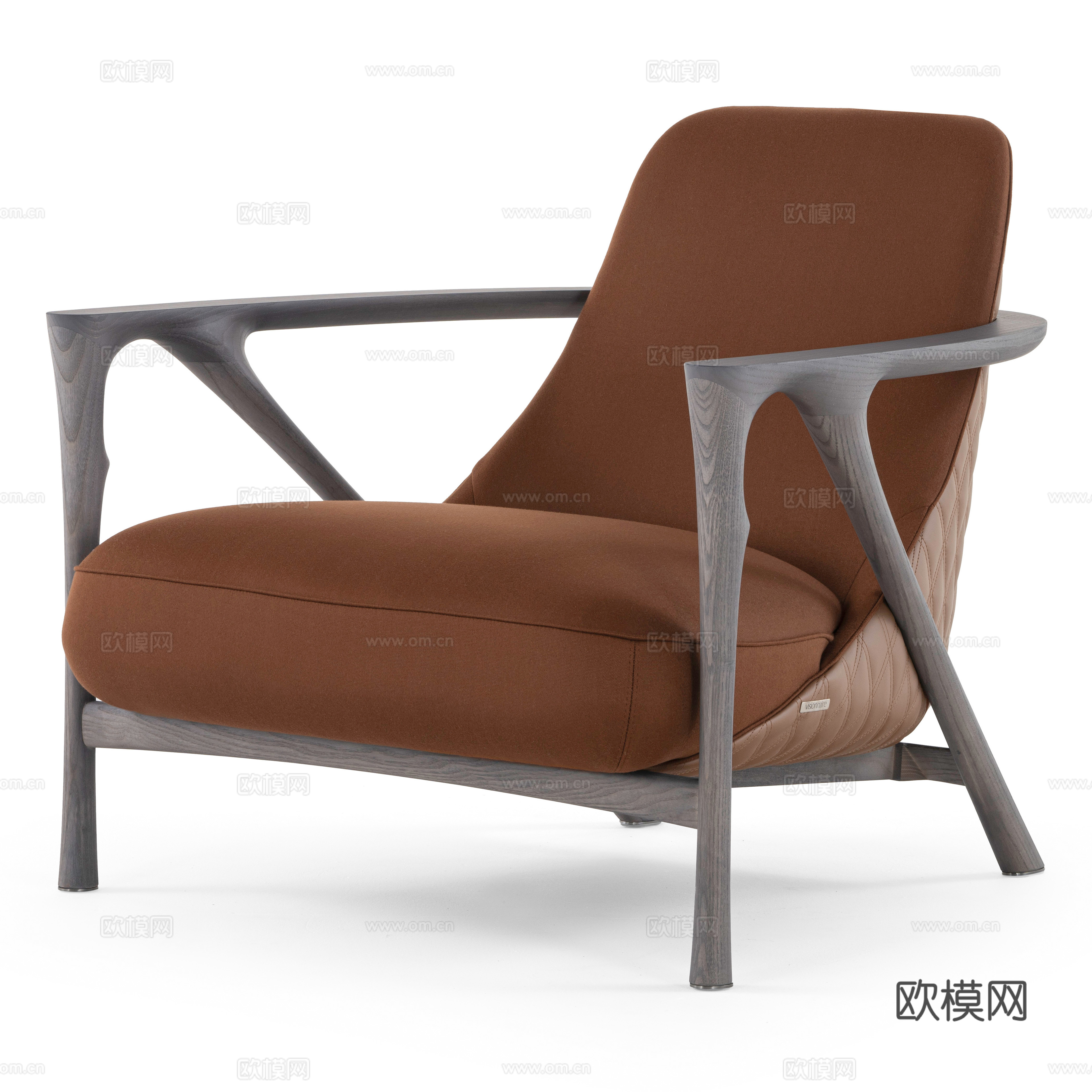 Visionnaire 意式扶手椅3d模型下载（渲染图8）