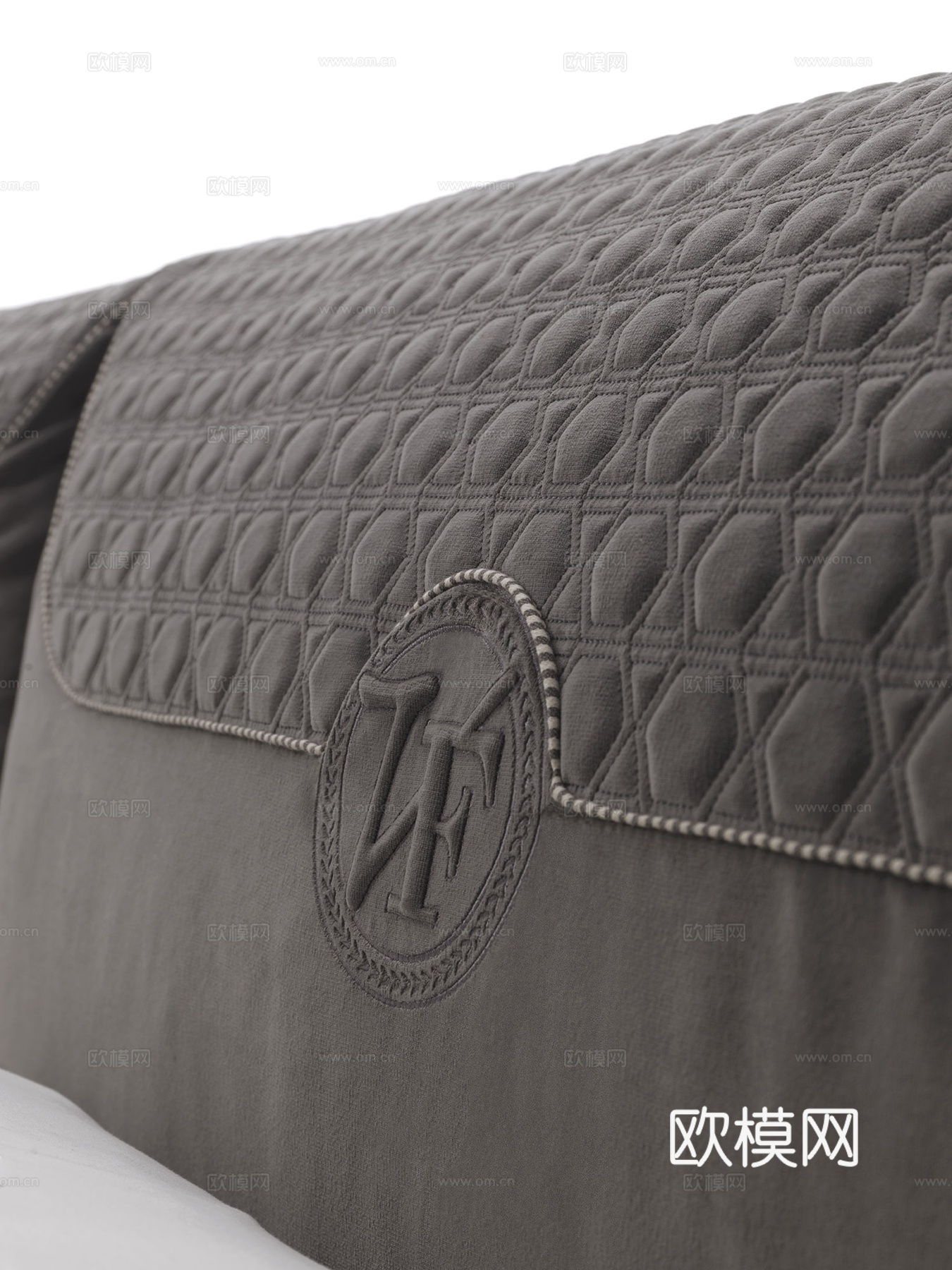 VF 意式双人床3d模型下载（渲染图4）