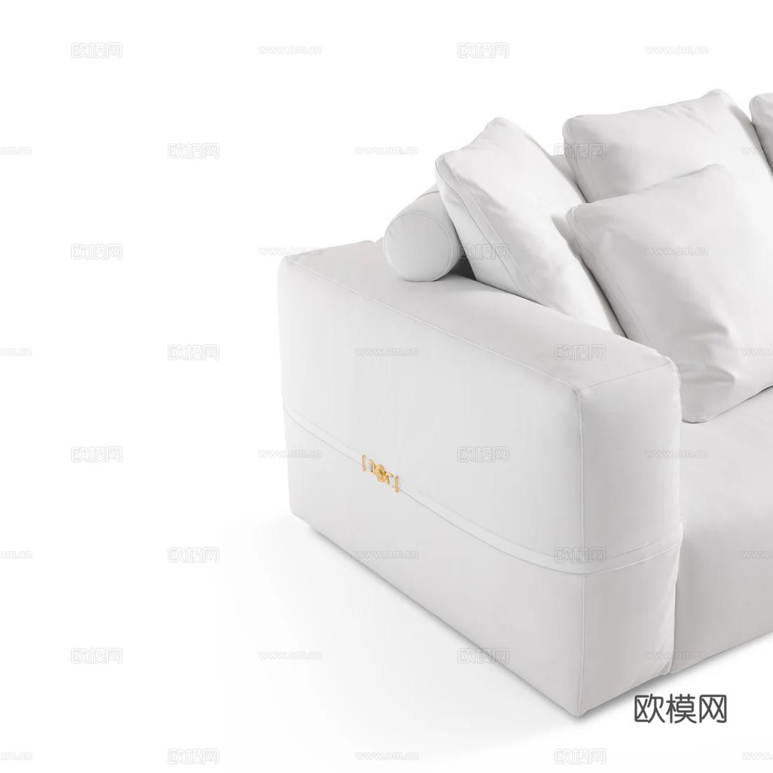 VERSACEA 意式双人沙发3d模型下载（渲染图2）