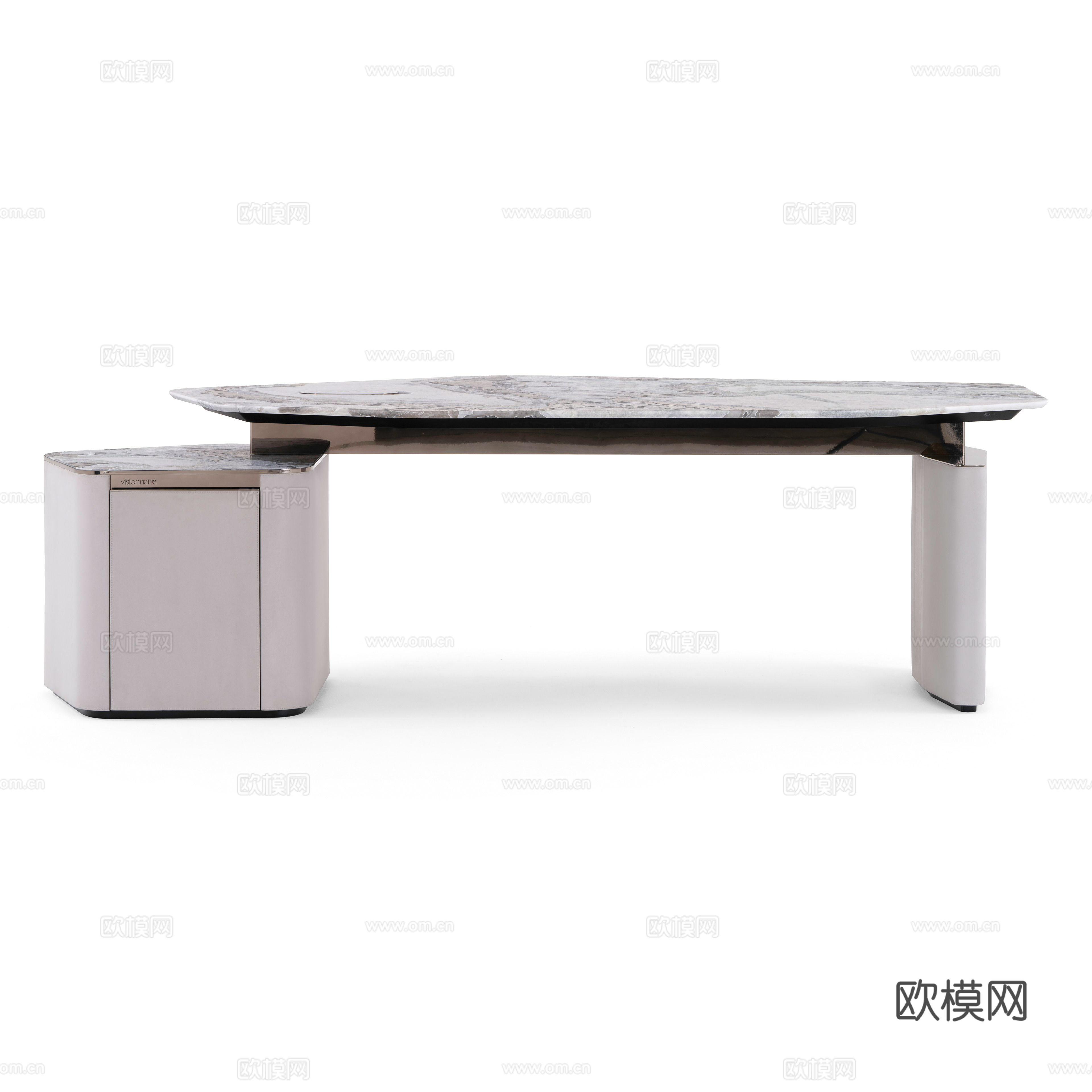 Visionnaire 意式书桌3d模型下载（渲染图3）