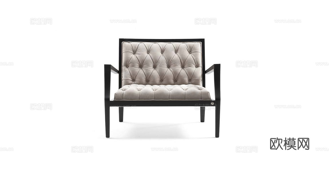 VF 意式扶手椅3d模型下载（渲染图2）