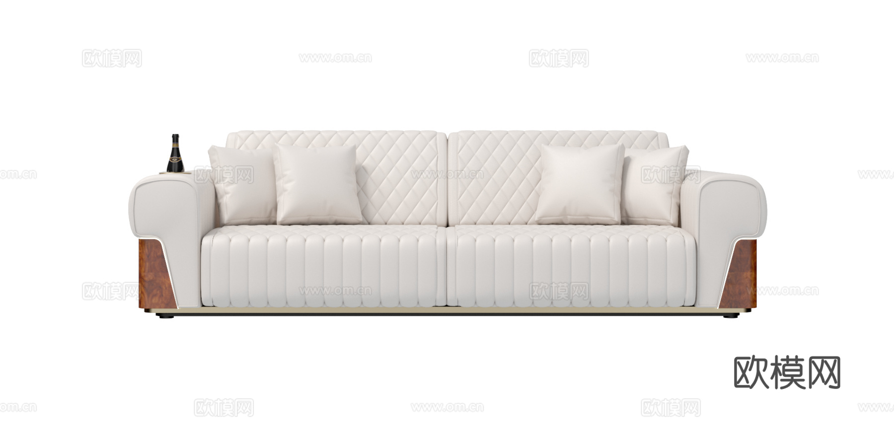 Visionnaire 意式双人沙发3d模型下载（渲染图2）