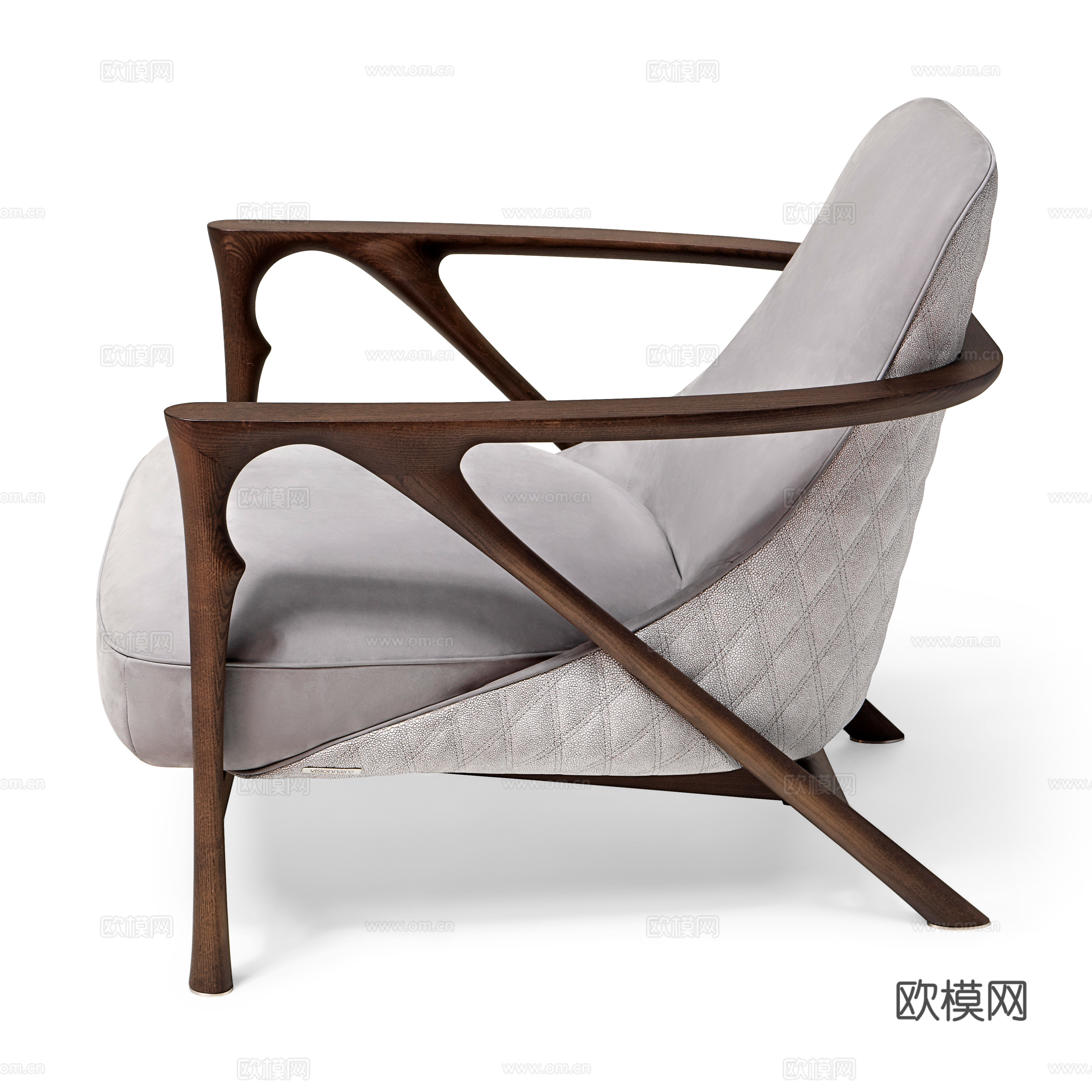 Visionnaire 意式扶手椅3d模型下载（渲染图6）