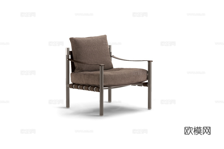 Flou 扶手椅3d模型下载