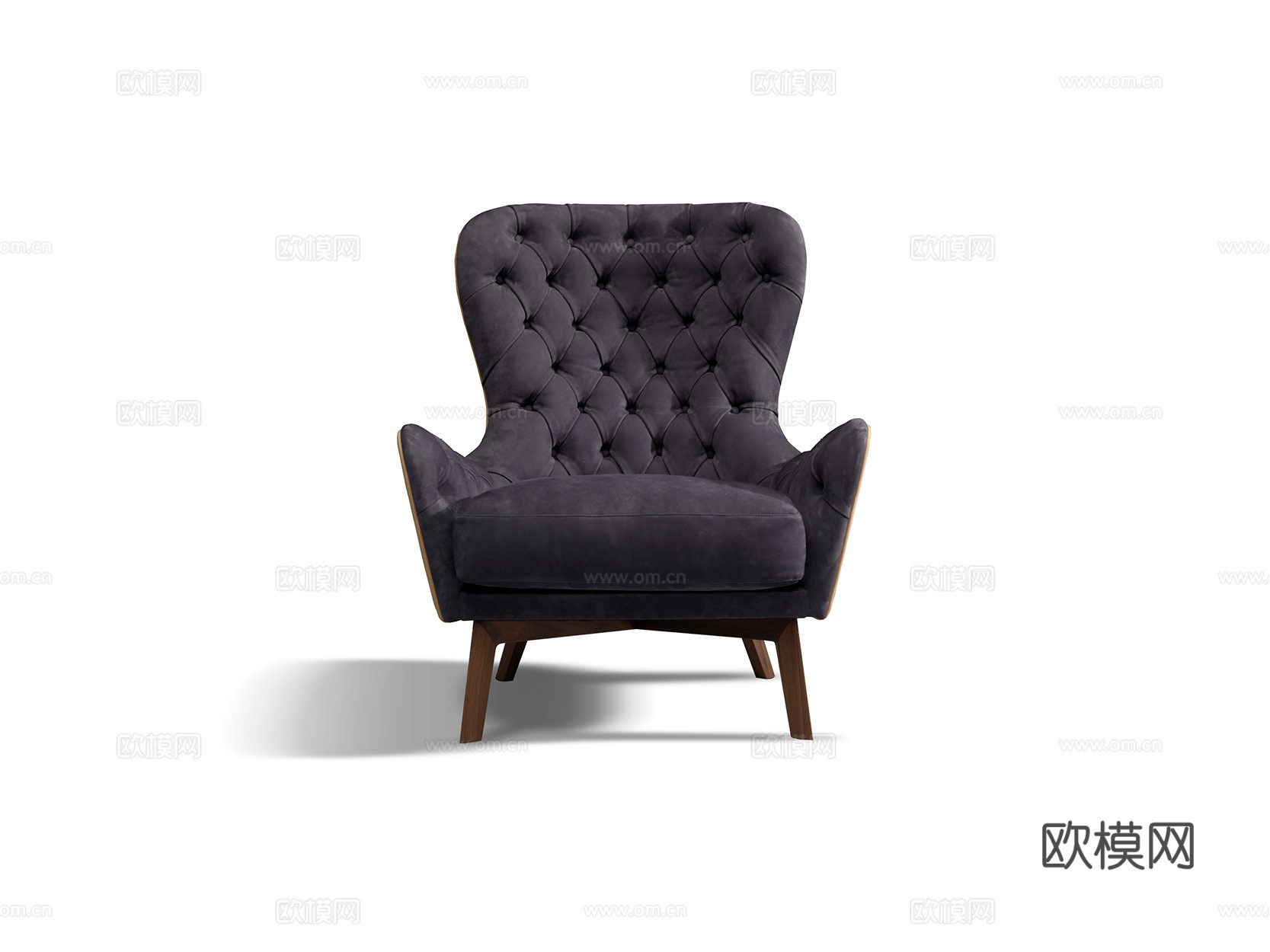 ULIVI 轻奢扶手椅3d模型下载（渲染图1）