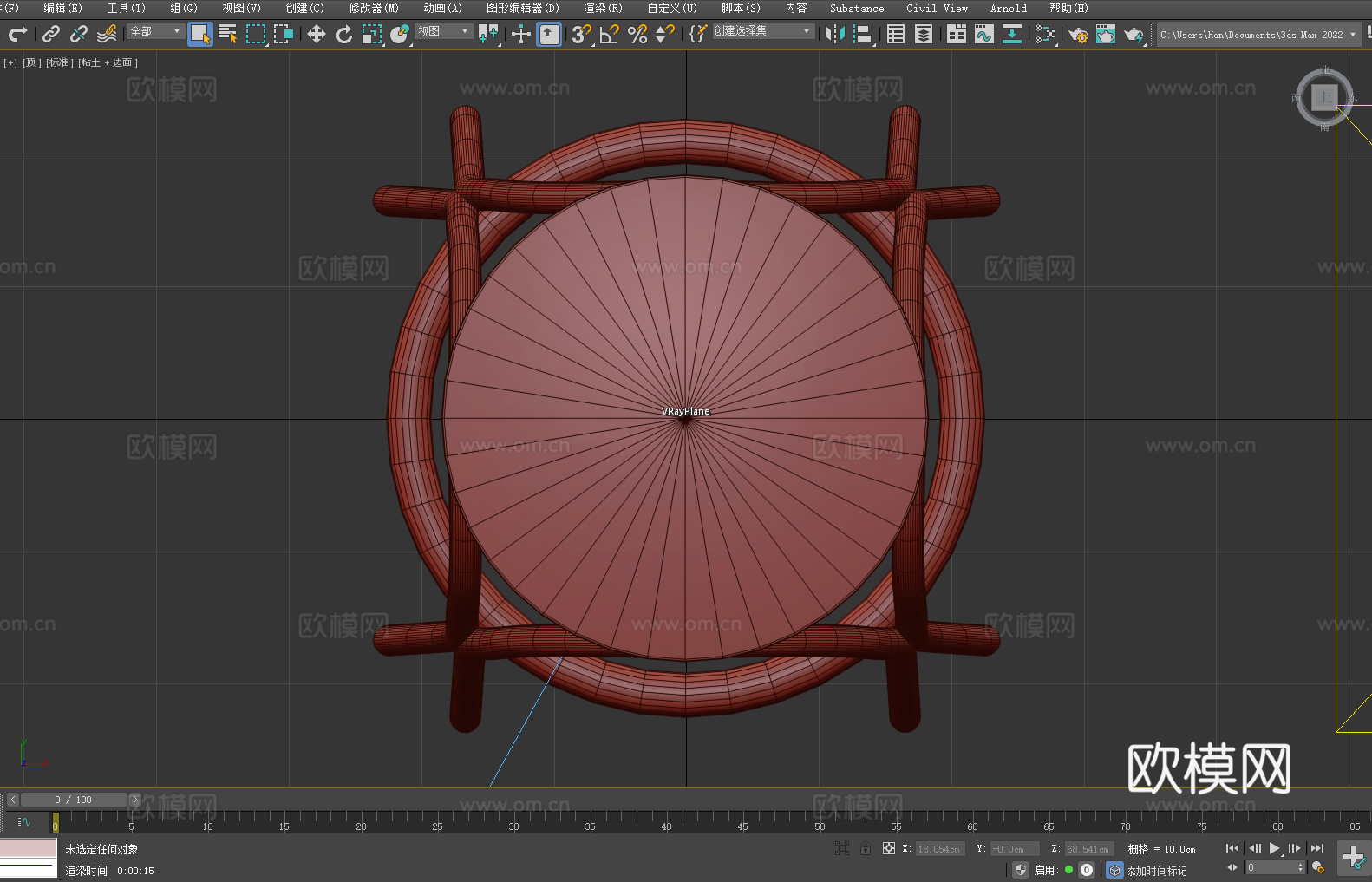 凳子 吧凳 高脚凳 圆凳3d模型