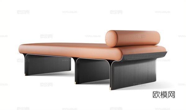 Gallotti&Radice 床尾凳3d模型下载（渲染图1）